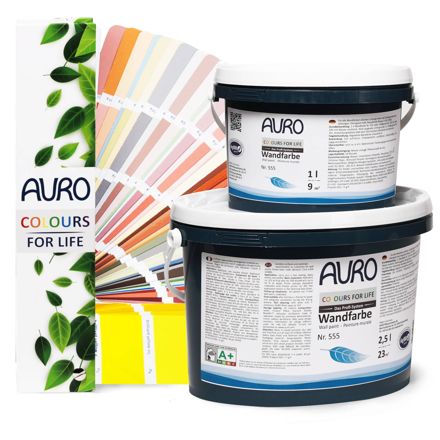 AURO COLOURS FOR LIFE Wand- und Deckenfarbe Nr. 555