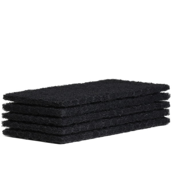 Schwarzes Normal-Reinigungspad groß