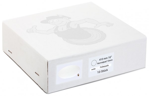 Weißes Normal-Polierpad