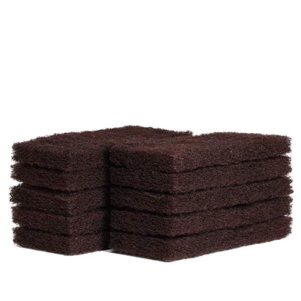 Braunes Super-Reinigungspad groß