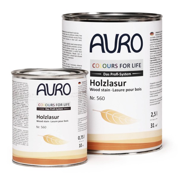 AURO COLOURS FOR LIFE Holzlasur transparent Nr. 560